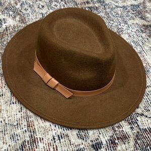 Classic Brown Fedora Hat